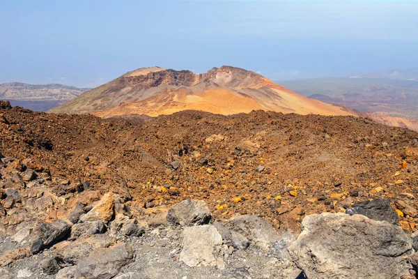 At the top of the El Teide volcano, Tenerife — Stock Photo, Image