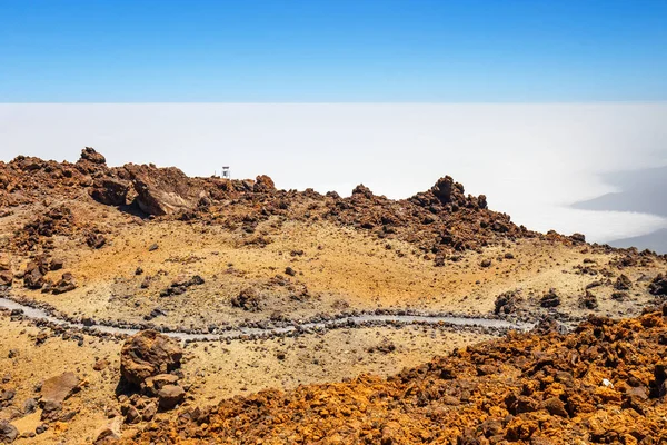 No topo do vulcão El Teide, Tenerife — Fotografia de Stock