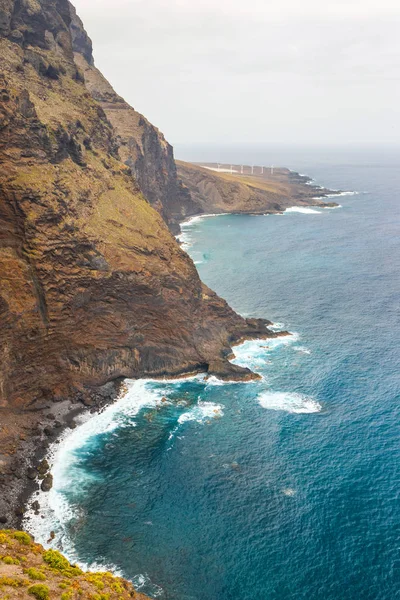 Costa di Tenerife vicino al Faro di Punto Teno, Isole Canarie, Spagna — Foto Stock