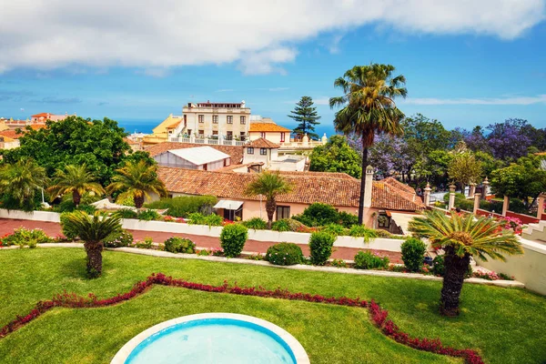 Botanical garden in La Orotava town, Tenerife, Canary Islands — Stock Photo, Image