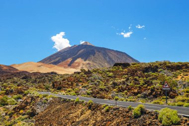 El Teide yanardağı Tenerife, Kanarya Adaları, İspanya 