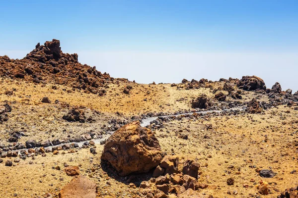 No topo do vulcão El Teide, Tenerife — Fotografia de Stock