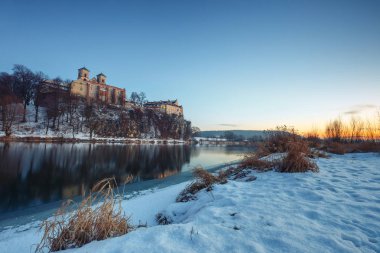 Benedictine Manastırı'Tyniec yakınındaki Krakow, Polonya