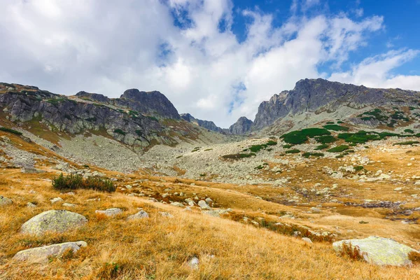 Cinque valli lacustri nelle Alte Montagne Tatra, Polonia — Foto Stock