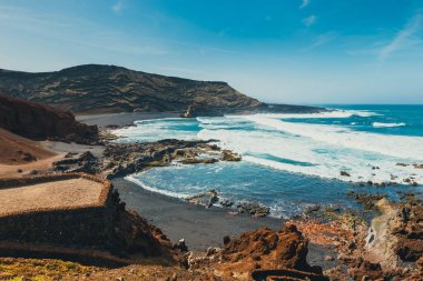 Yeşil Lagoon, El Golfo, Lanzarote Adası, İspanya