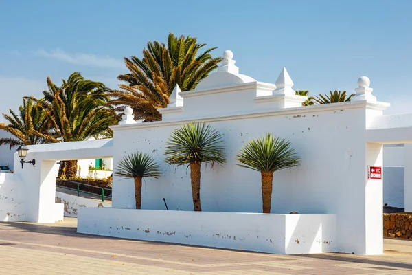Pohled na centrum města Teguise, bývalé hlavní město ostrova Lanzarote — Stock fotografie