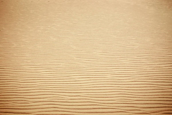 Lines in the sand of a beach, close up — Stock Photo, Image