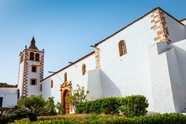Kilise Betancuria Köyü Fuerteventura Adası, İspanya ile merkezi kare