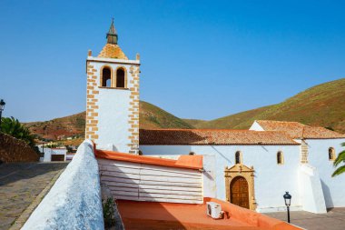 Kilise Betancuria Köyü Fuerteventura Adası, İspanya ile merkezi kare