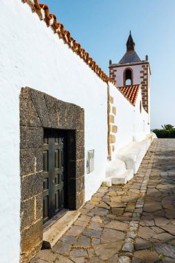 Kilise Betancuria Köyü Fuerteventura Adası, İspanya ile merkezi kare