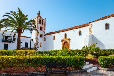 Kilise Betancuria Köyü Fuerteventura Adası, İspanya ile merkezi kare