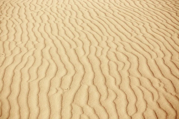 Lines in the sand of a beach, close up — Stock Photo, Image