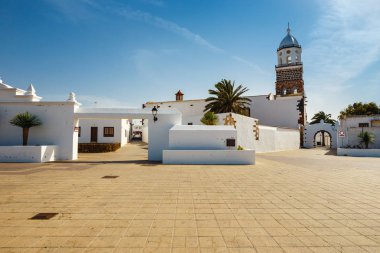 Şehir Merkezi Teguise, Lanzarote Adası'nın eski başkenti görünümünü