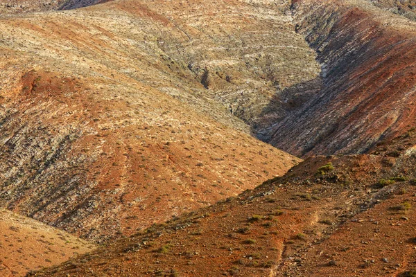 Montagne di Betancuria nella parte meridionale dell'isola di Fuerteventura, Spagna — Foto Stock