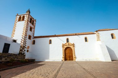 Kilise Betancuria Köyü Fuerteventura Adası, İspanya ile merkezi kare