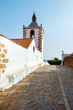 Kilise Betancuria Köyü Fuerteventura Adası, İspanya ile merkezi kare