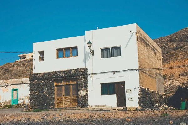 Pozo Negro, pequena vila piscatória em Fuerteventura, Ilha Canária, Espanha — Fotografia de Stock