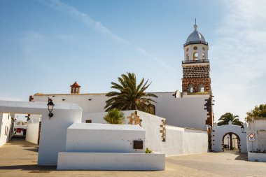 Şehir Merkezi Teguise, Lanzarote Adası'nın eski başkenti görünümünü