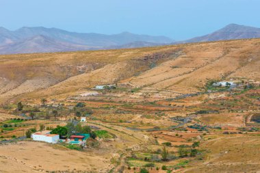 Fuerteventura, İspanya dağlarında Betancuria, Kanarya'nın Güney Adası