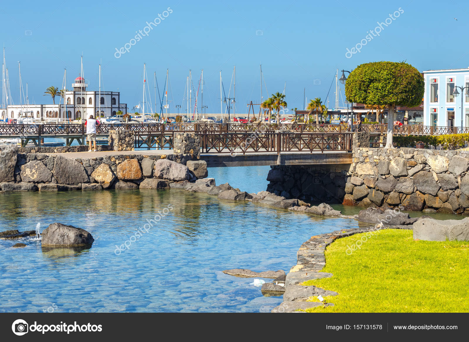Playa Blanca Lanzarote 04 April 2017 Promenade In Marina