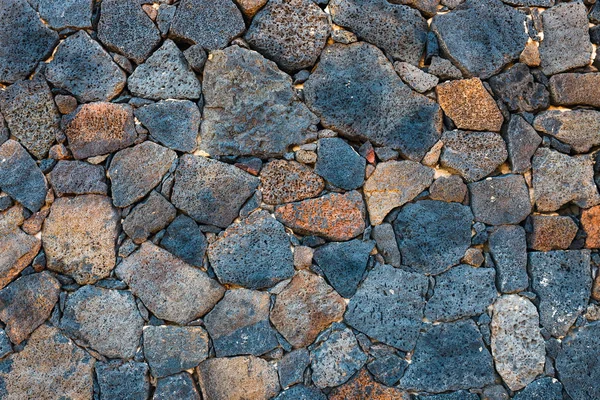 Basalt volcanic rock wall use as background — Stock Photo, Image