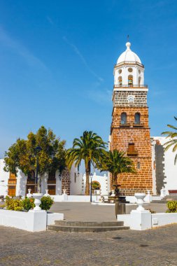 Şehir Merkezi Teguise, Lanzarote Adası'nın eski başkenti görünümünü