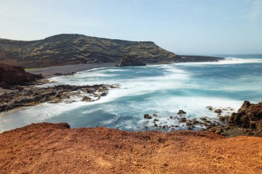Yeşil Lagoon, El Golfo, Lanzarote Adası, İspanya