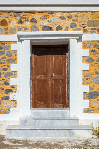 Beautiful chapel on the coast near Pacheia Ammos on Crete, Greece — Stock Photo, Image