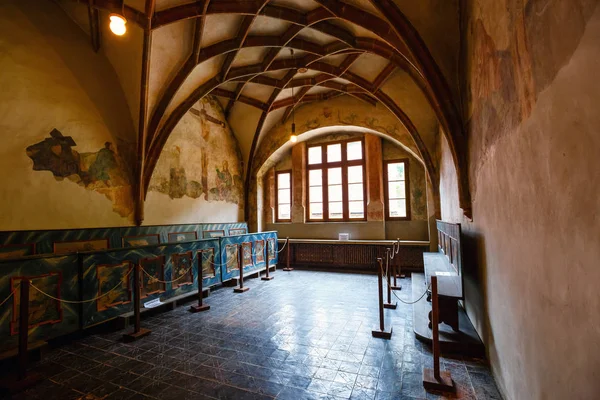 Slovakia, Red Monastery, May 21, 2017: Interior of famous Red Monastery called Cerveny Klastor in Pieniny mountains, Slovakia — Stock Photo, Image