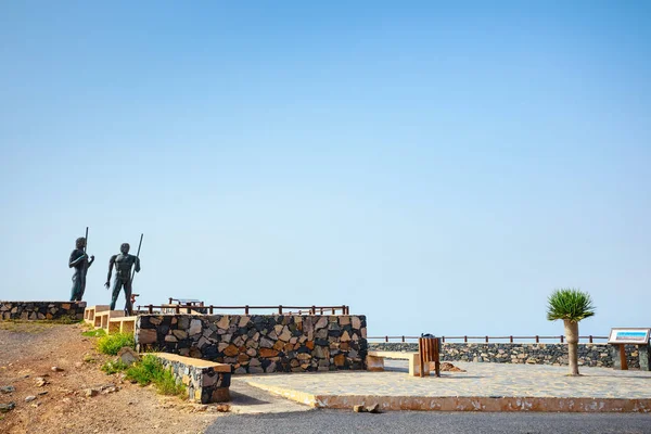 heykeller, Mirador Corrales de Guize, Fuerteventura, İspanya