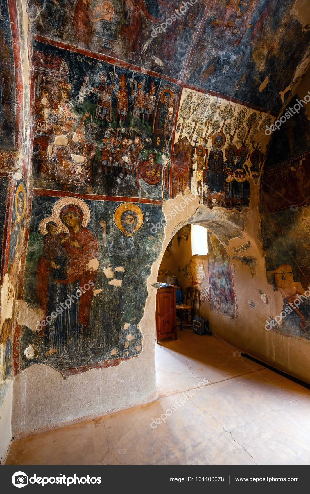 Crete Greece June 12 2017 Interior Of The Three Aisled