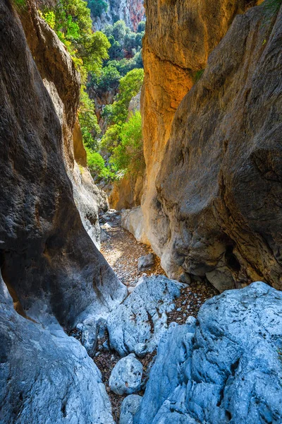 Kritsa Gorge vicino ad Agios Nikolaos a Creta, Grecia — Foto Stock
