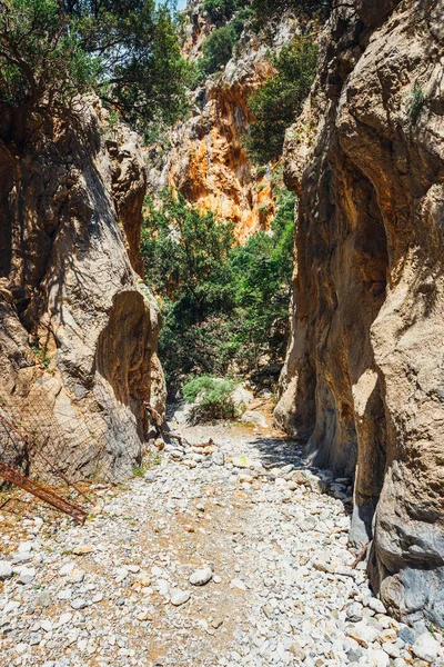 Kritsa Gorge yakınındaki Agios Nikolaos Crete, Yunanistan