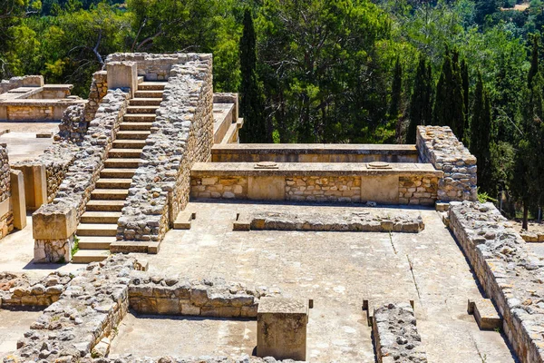 Ruines panoramiques du Palais Minoen de Knossos en Crète, Grèce — Photo