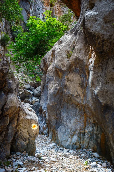 Kritsa Gorge perto de Agios Nikolaos em Creta, Grécia — Fotografia de Stock