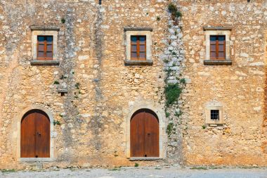 Arkadi Manastırı Rethymnon, Girit, Yunanistan güneydoğusunda yer alan