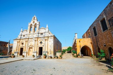 Arkadi Manastırı Rethymnon, Girit, Yunanistan güneydoğusunda yer alan
