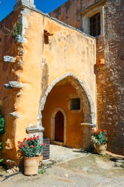 Arkadi Manastırı Rethymnon, Girit, Yunanistan güneydoğusunda yer alan