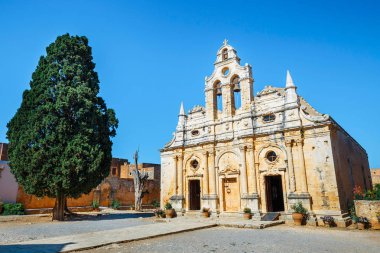 Görünümü Arkadi Manastırı Girit, Yunanistan Bazilikası '