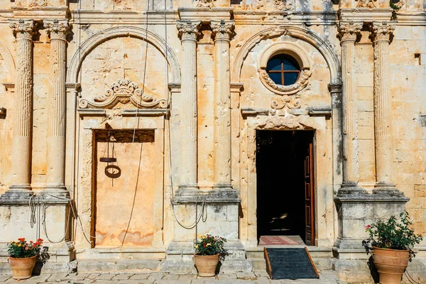 Görünümü Arkadi Manastırı Girit, Yunanistan Bazilikası '