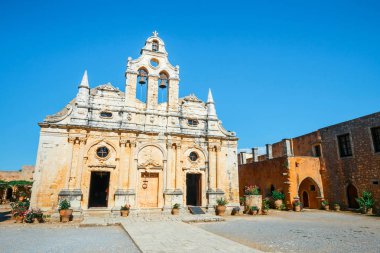 Görünümü Arkadi Manastırı Girit, Yunanistan Bazilikası '