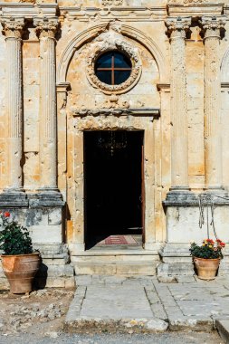 Görünümü Arkadi Manastırı Girit, Yunanistan Bazilikası '
