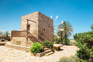 Toplou, Manastırı Vai beach yakınındaki. Yunanistan Crete Adası