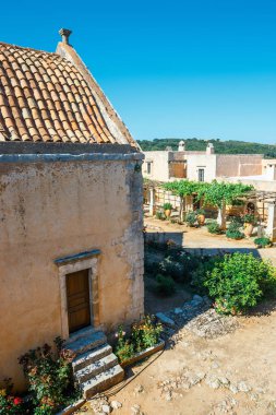 Arkadi Manastırı Rethymnon, Girit, Yunanistan güneydoğusunda yer alan