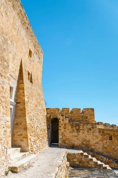 Vista del histórico fuerte veneciano de Kazarma. Sitia, Creta — Foto de Stock