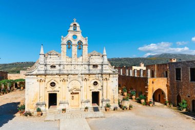 Arkadi Manastırı Rethymnon, Girit, Yunanistan güneydoğusunda yer alan