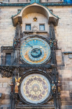 Astronomik saatin Prag, Çek Cumhuriyeti için yakın çekim