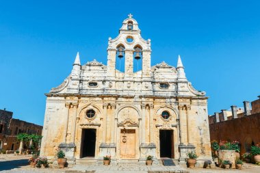 Görünümü Arkadi Manastırı Girit, Yunanistan Bazilikası '