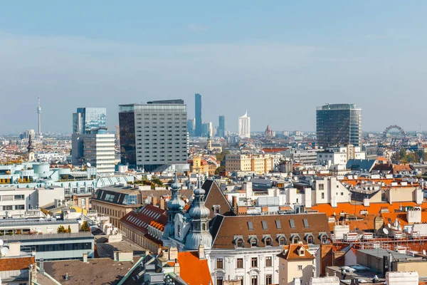 View from the tower of the St. Stephen's Cathedral, Vienna, Austria — Stock Photo, Image