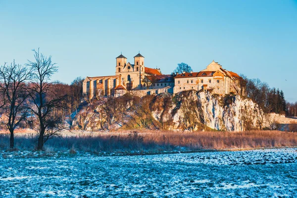 Benedictine Manastırı'Tyniec yakınındaki Krakow, Polonya — Stok fotoğraf